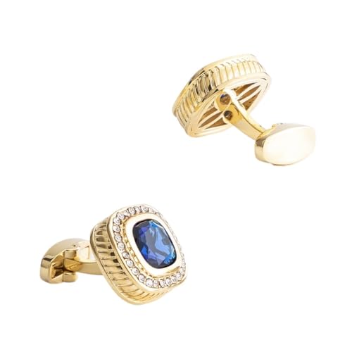 WYBFFC Diamond Electroplated Copper Cufflinks Shirt Casual