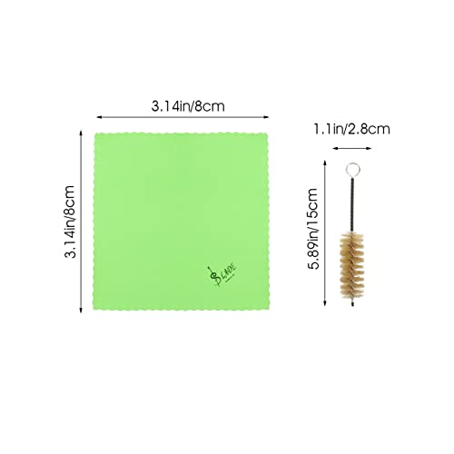 Supvox Cleaning Gloves Cleaning Kit 1 Set Of Universal Brass-Wind Instrument Cleaning Tool Complete Practical Trumpet Cleaning Set Trumpet Cleaning Kit Trumpet Cleaning Kit #TOP4