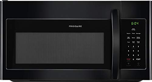 FRIGIDAIRE FFMV1645TB 30 inch Over the Range Microwave with 1.6 Cubic. ft. Capacity, LED Lighting, Multi-Stage Cooking Option, 12.5 inch Turntable, and 2 Speed Ventilation, in Black #1