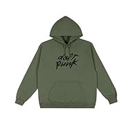 Stay stylish and cozy in this high-quality Daft Punk hooded sweatshirt. Crafted with precision and care, this comfortable pullover is great for layering up on colder days.