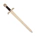 VAH - Stabiles Schwert "Excalibur"natur, 66cm Länge aus Buche-Echtholz [Schnurgriff |Viele Details | Made in Germany]