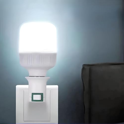 Kit 2 Adaptador De Tomada Para Lâmpada E27 Com Interruptor Liga/Desliga Bivolt Andarix