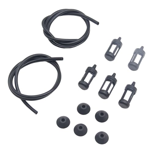 2-Pack Fuel Line 0000 930 2803, 5Pcs Tank Grommet 00009890516 and Fuel Filter ZF-4 - Trimmer Chainsaw Parts Compatible with Stihl Models BG75 BR320 FC75 FS40 FS56 FS80 FS85 HL75 HS80 HT75 KM85