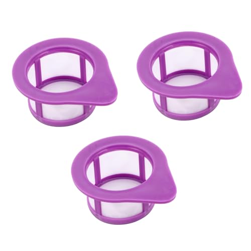 Kidney Stone Strainer Plastic Urine Collector Urine Strainer for Kidney Stones,3PCS(Purple)