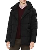 Calvin Klein Mens Down Puffer Jacket, Black, X-Small