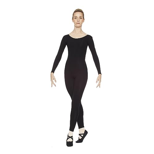 Unitard Intermezzo Fille 4359 juste au corps pantalon manche longue noir
