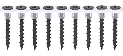 Spax Tornillos de montaje rápido 3,9 x 25 mm PH 2 rosca gruesa – 1000 unidades (revistos) Tornillos de montaje rápido para