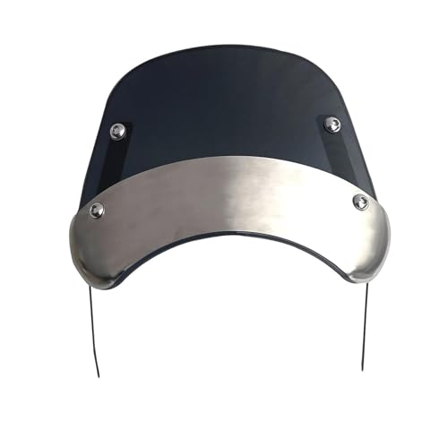Support déflecteur vent moto rétro anti-vibrations pour phare de 5 à 7"