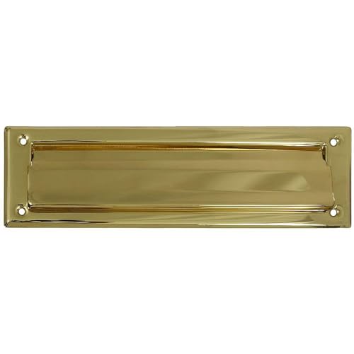 National Hardware N197-905 V1911 Mail Slot in Solid Brass,2