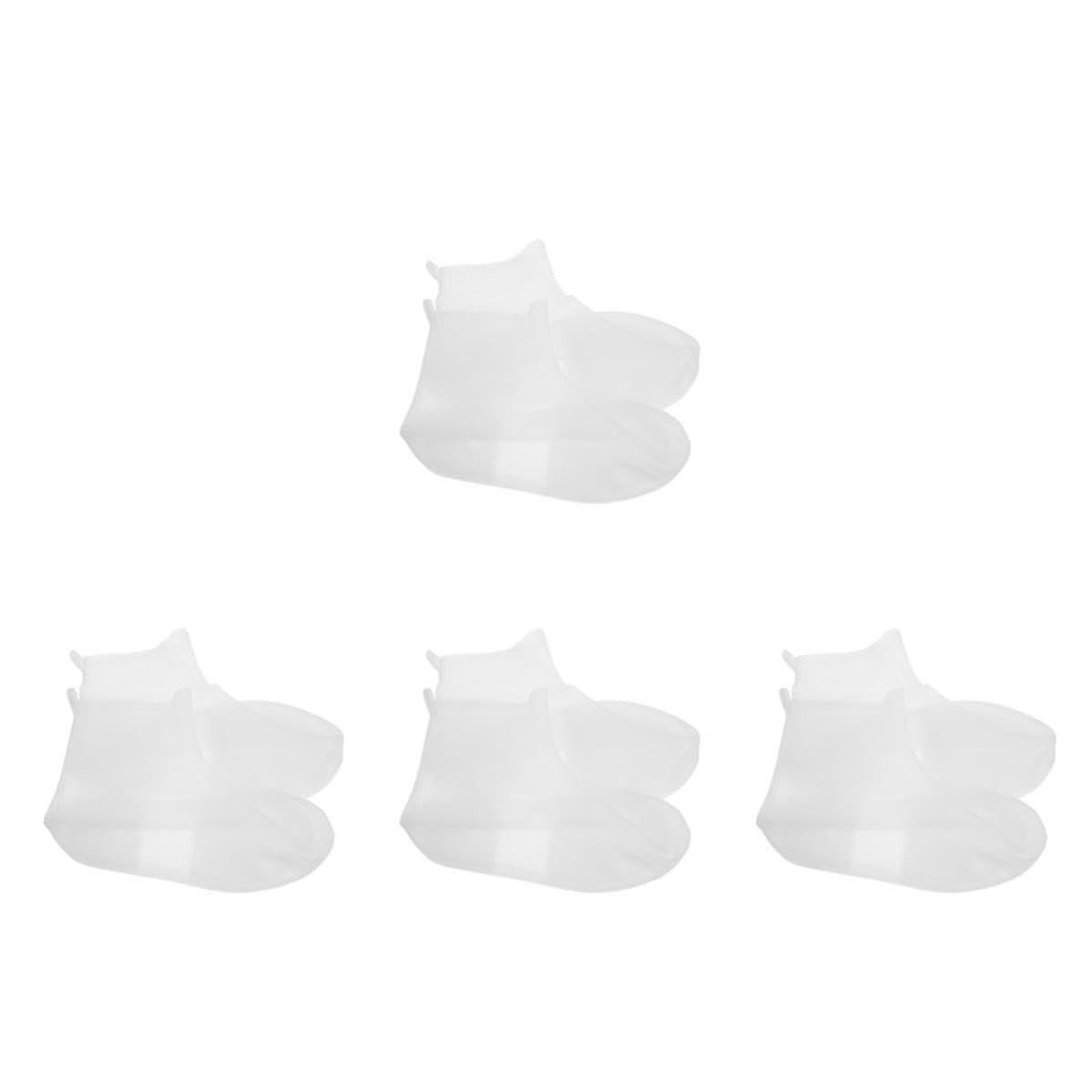 8 Piezas Fundas Impermeables para Zapatos XL TPE Antideslizantes,