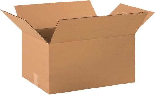 BOX USA Medium Boxes Holds 65lbs, 20x14x10 20-Pk for Shipping & Packing