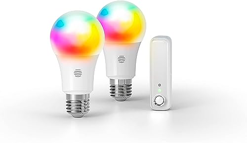 Hive 852004 Smart Lighting EUK-2x Colour E27 & Motion Sensor, White
