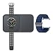 Samsung Galaxy Watch Ultra (2025), AI Smart Watch, Marine Band, Titanium Casing, Cushion Design, Quick Button, 47mm, LTE, Titanium Silver, 3 Year Extended Warranty (UK Version)