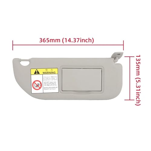 Pare-Soleil Miroir Cassé Peugeot 301 Citroën C3 Solution de Remplacement