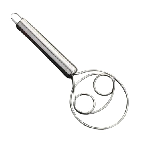 Kitchen Mixer with Egg Beater, Stainless Steel Body, Silver, for Baking Bread, Cakes and Cookies