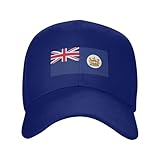 Flag of Hong Kong (1959-1997) Baseball Cap for Men Women Adjustable Closure Trucker Hats Blue