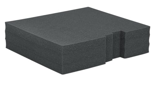 Gator Cases grw-drwfoam-3 rackworks Ersatz geschichteter Schaumstoff für 3U Rack Schublade Einsatz