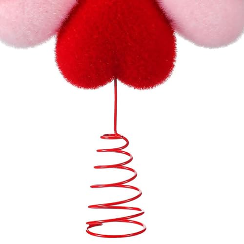 Decoración de San Valentín para mesa y ventanas: copa de árbol con corazones 7