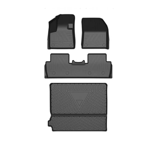 Tapis de coffre Peugeot 5008 MK2 2017-2024 tapis de sol de voiture TPE imperméable 5 places