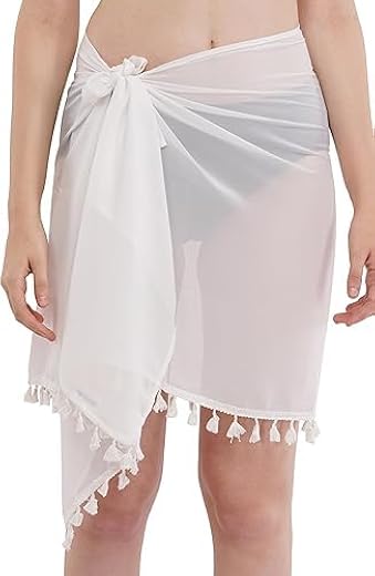 Art Of Creation Set of 2 pieces Sarong Wraps For Women Beach Cover Up Skirt Swimsuit Wrap Coverups