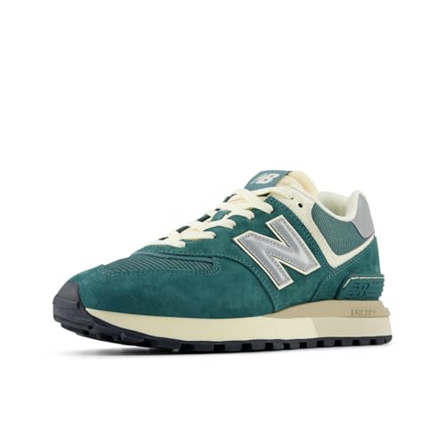 New Balance Men's 574LG Casual Shoes, 6.5 UK, Green
