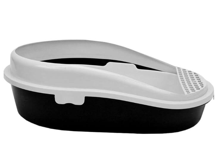 Caja de arena para gatos extra grande con sistema de tamizado miniatura 6