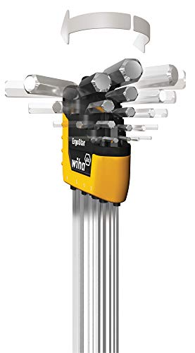 Wiha 66988 13 Piece Ergostar Ball End Hex L-Key Set Inch #TOP1