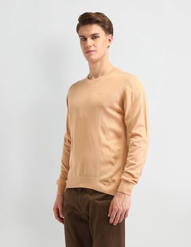 Image of Arrow Men's Textured Tapered Fit Trousers