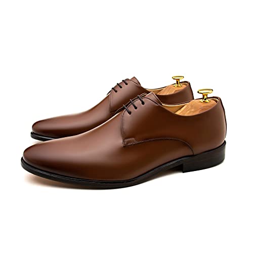 Image of Leather Formal /Classic Shoes Oxfords Plain Derby Merida