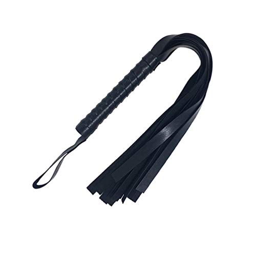 ABOOFAN Fouet Court Fouet PU Cuir Adultes Accessoires Fouet Jouet Toy pour Boutique h?tel à la Maison (Couleur aléatoire) Fouet en Cuir