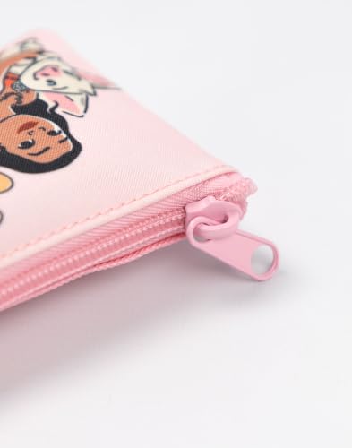 Mochila rosa Disney Princesas de 4 piezas con portameriendas y estuche escolar 6