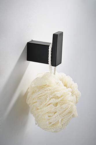 Klabb Hbb-40 Square Type Sus 304 Stainless Steel Coat Hook Single Towel/Robe Clothes Hook thumb #3