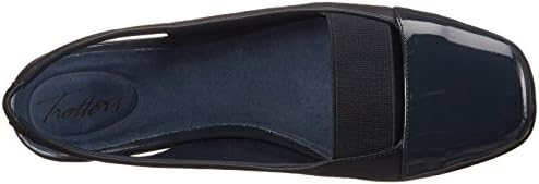 Trotters Women's Sarina Ballet Flat, Navy/Navy, 6.5 W US | Image 4