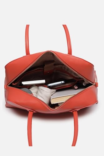 Image of Allen Solly Women's Oversized Tote & Travel Handbag | PU Leather | Sleek Minimal Design | Adjustable Strap | Travel & Commute