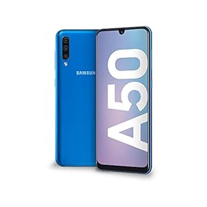 Samsung Galaxy A50 Smartphone, display 6,4 inch, 128 GB uitbreidbaar, Dual Sim, blauw [Italiaanse versie] (gereviseerd)