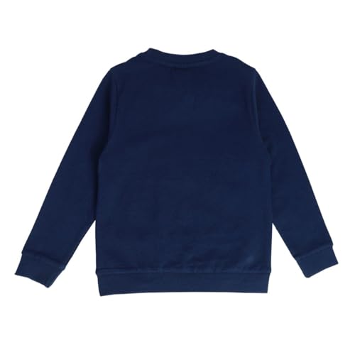 Image of miniklub Boys Round Neck Long Sleeve Knitted Cotton Sweat Shirt (Blue Color)