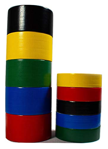 48 Mm / 1.9 Inch X 6 Yards Self Adhesive Cloth Gum Tape For Book Binding - Pack Of 5 Rolls #TOP5