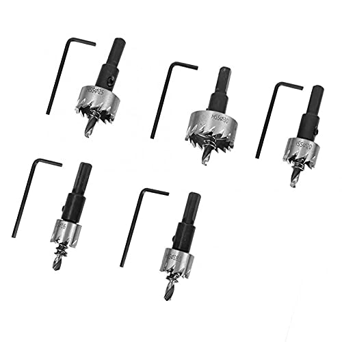 Kit de 5 Brocas Core Drill para Madera y Metal