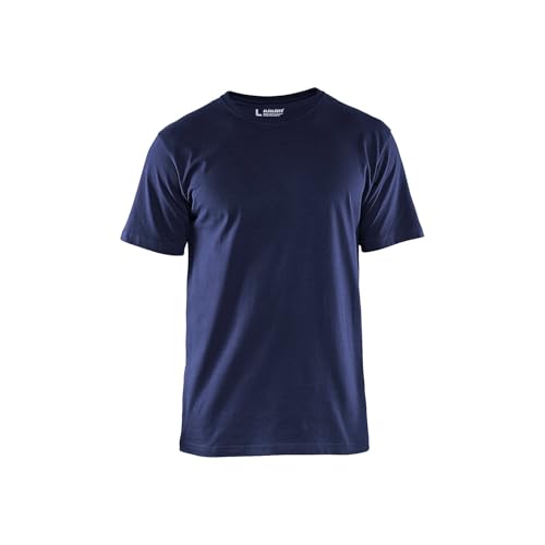 Camiseta de trabajo azul marino Blaklader 3525 talla LT para hombre