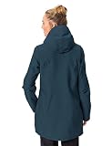 VAUDE Idris III 3-in-1 Parka Damen – Damen-Winterjacke wasserdicht, winddicht & atmungsaktiv mit Eco-Finish, Damen-Doppeljacke mit wärmender Hybrid-Innenjacke – in Blau, Größe: 36
