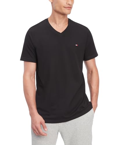 Tommy Hilfiger Men's Flag V Neck Tee