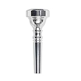 Lovermusic Silver Brass Socket OD 0.35inch Flugelhorn Mouthpiece 1-1/2CFL Musical Instrument Replacement Parts