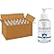24pcs One Step Hand Sanitizer Gel – 250ml Pump Bottles - 75% Alcohol Pump Desinfectant - Refillable Discovery Pack - Ideal Use For Business, Office, Family, School & Travel - Case of 24