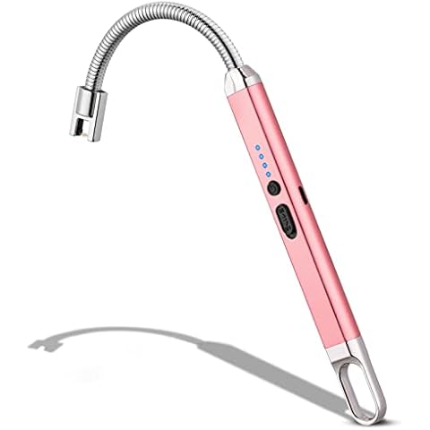 MEIRUBY Electric Candle Lighter - Valentines Day Gifts for Her/Him, Women/Mens Valentines Gifts, USB Arc Rechargeable Windproof Long Lighter for Candle, Birthday Gift for Women Men Mom Wife Sister Cover