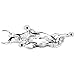 GG Grand General 48192 Chrome Fighting Bull Hood Ornament