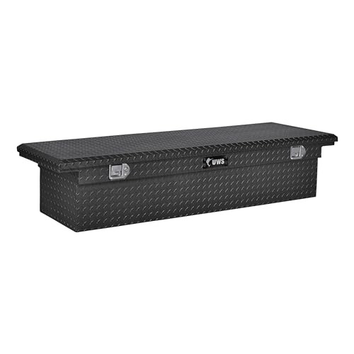 UWS 72-Inch Matte Black Aluminum Truck Tool Box
