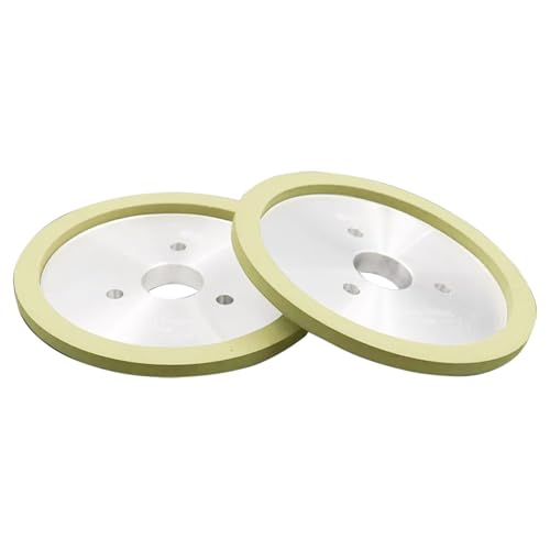 Meule diamantée à trois trous grain 800 pour polissage homogène et chanfrein net