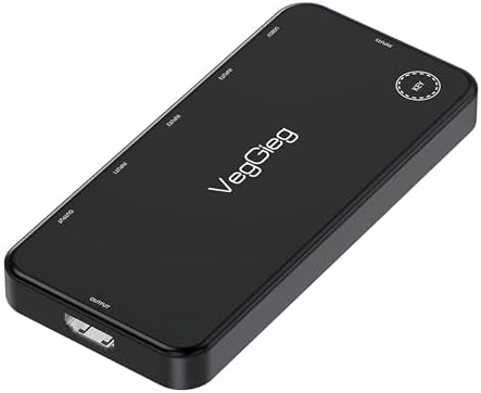 VegGieg 4K HDMI 2.0 Görüntü Seçici 5 Giriş 1 Çıkış Kumandalı Switch - Görsel 1