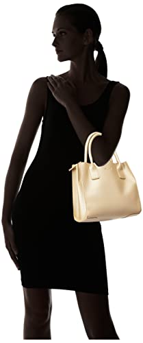 Tote Anacapri com bolsa lateral feminino, Light Gold, UN