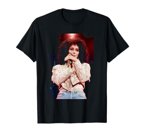 Image of Cher If I Could Turn Back Time Heart of Stone Tour 1990 T-Shirt
